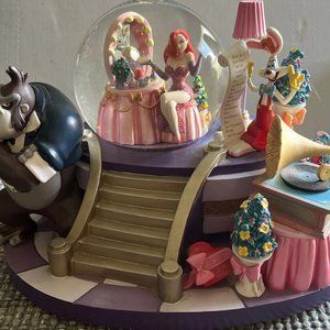 Disney Jessica Rabbit w/Roger Rabbit Dressing Room  Snowglobe